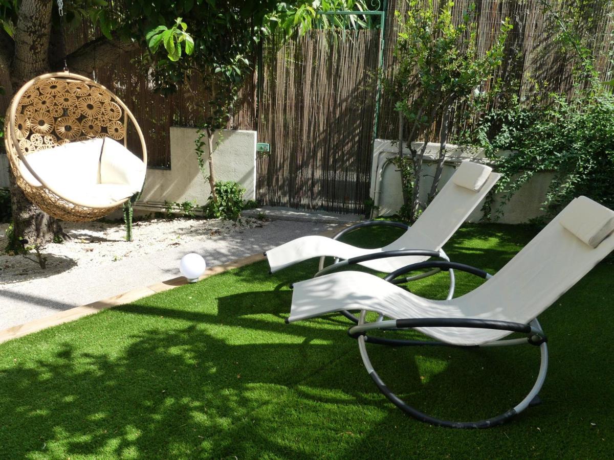 Ferienwohnung Le Jardin Du Port Nizza Exterior foto